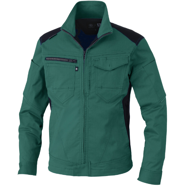 メーカー:CO_COS 品名&品番:CO-COS CC-AG-3180 秋冬ストレッチブルゾン ANDARESCHIETTI×GLADIATOR(オプション表示用)  カラー:グリーン(ブラック)