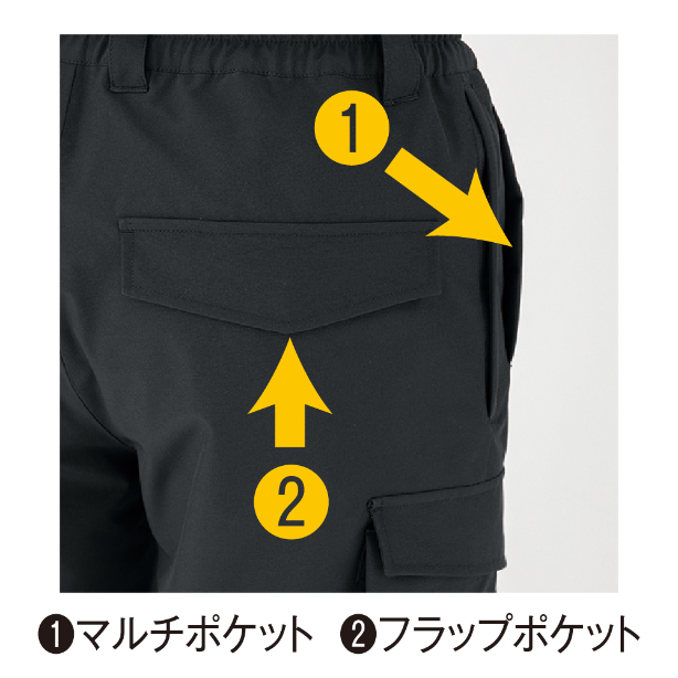 メーカー:CO_COS 品名&品番:CO-COS CC-DR-6803 カジュアル透湿防水防寒パンツ DIVERANS Point説明