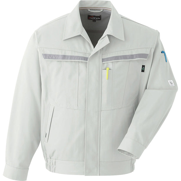 AC-E750 秋冬長袖ブルゾン 商品コード:AC-E750 色:ストーン(一覧表示用)