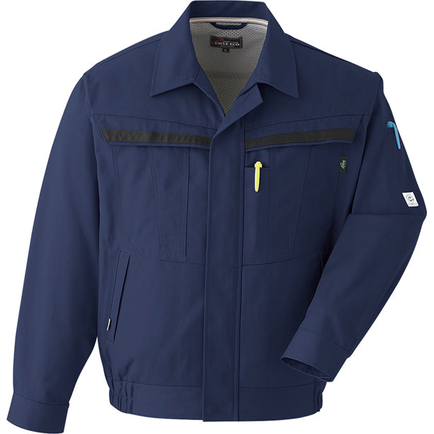 AC-E750 秋冬長袖ブルゾン 商品コード:AC-E750 色:ネイビー(オプション表示用)