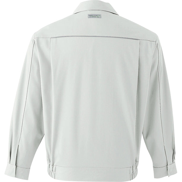 AC-E750 秋冬長袖ブルゾン 商品コード:AC-E750 色:ストーン(オプション表示用)バックスタイル