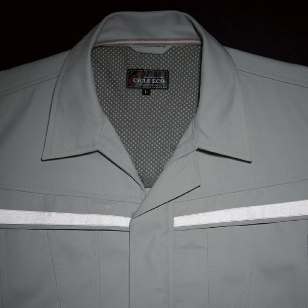 AC-E750 秋冬長袖ブルゾン 商品コード:AC-E750 反射イメージ