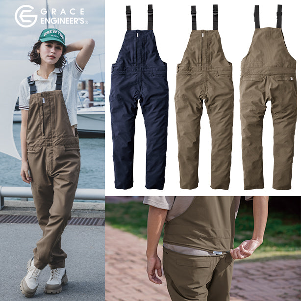 メーカー:GRACEENGINEER'S 品名&品番:GRACE ENGINEER'S SK-GE-674 春夏快適サロペット(オプション表示用)