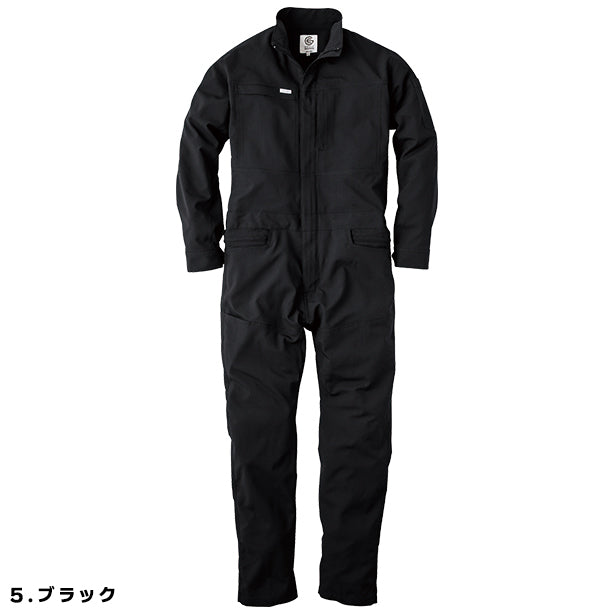 メーカー:GRACEENGINEER'S 品名&品番:GRACE ENGINEER'S SK-GE-677 春夏長袖快適つなぎ(オプション表示用) カラー:ブラック