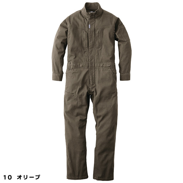 メーカー:GRACEENGINEER'S 品名&品番:GRACE ENGINEER'S SK-GE-790 ストレッチコットンツナギ(オプション表示用) カラー:オリーブ