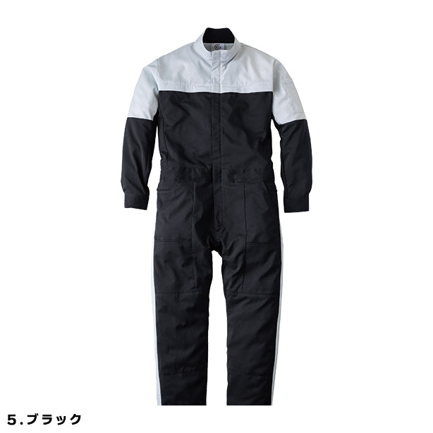 メーカー:GRACEENGINEER'S 品名&品番:GRACE ENGINEER'S SK-GE-827 春夏スポーティーつなぎ(一覧表示用) カラー:ブラック