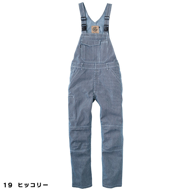 メーカー:GRACE ENGINEER'S 品名&品番:GRACE ENGINEER'S SK-GE-574 プロ仕様デニム調サロペット(オプション表示用) カラー:ヒッコリー