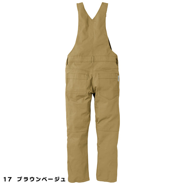 メーカー:GRACE ENGINEER'S 品名&品番:GRACE ENGINEER'S SK-GE-157 サロペット カラー:ブラウンベージュ(バックスタイル)