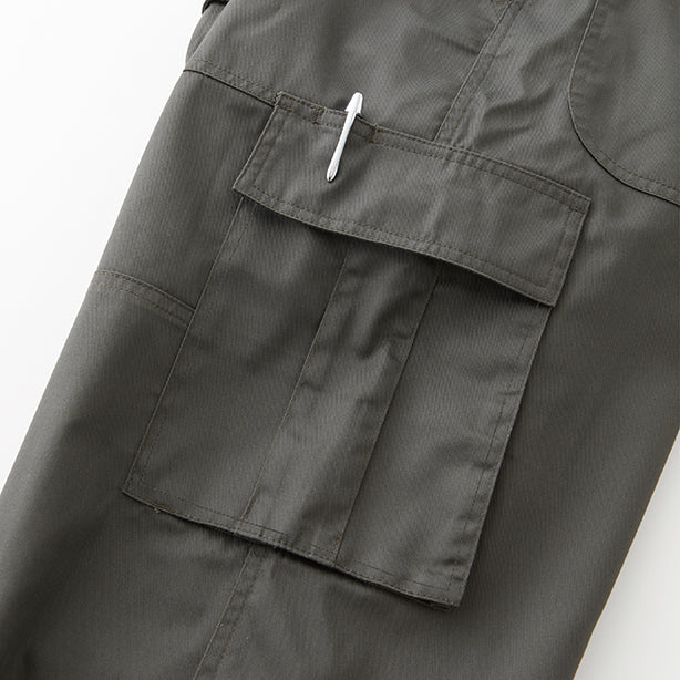 メーカー:SOWA 品名&品番:SOWA 4302-24 足元すっきりジョガーサロペット(N.BW) フラップペン差し