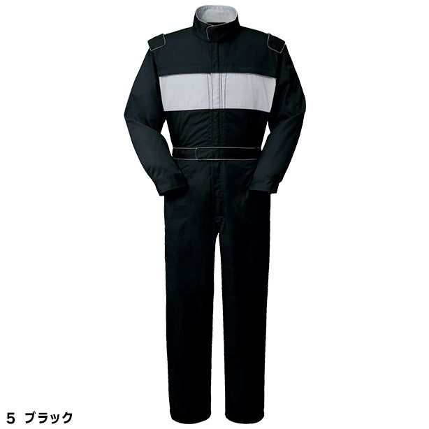 メーカー:YAMATAKA 品名&品番:YAMATAKA DON-7575 肩章付きツナギ服(オプション表示用) カラー:ブラック