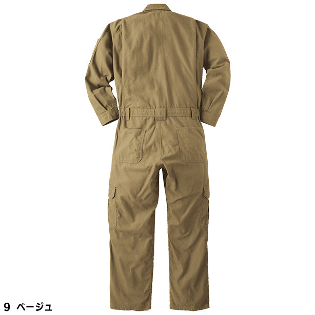 メーカー:YAMATAKA 品名&品番:YAMATAKA DON-2200 カバーオール カラー:ベージュ(バックスタイル)