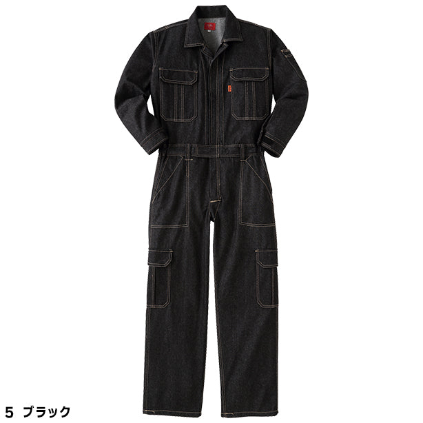 メーカー:YAMATAKA 品名&品番:YAMATAKA DON-2210 デニムカバーオール(一覧表示用) カラー:ブラック