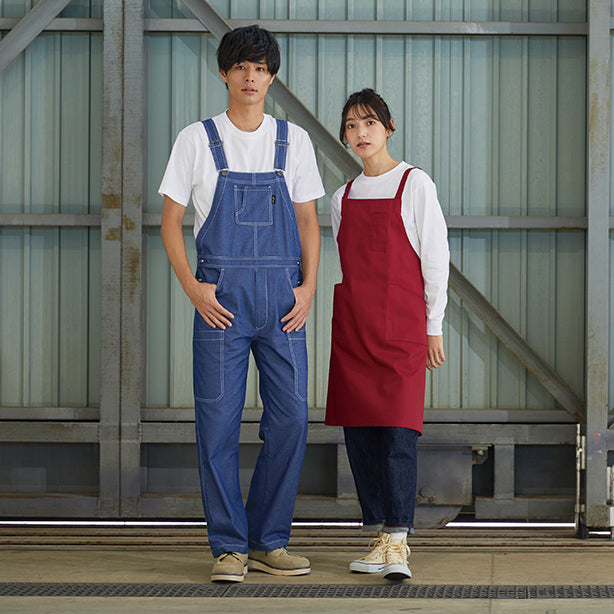 メーカー:YAMATAKA 品名&品番:YAMATAKA DON-503 カジュアルサロペット 着用イメージ1