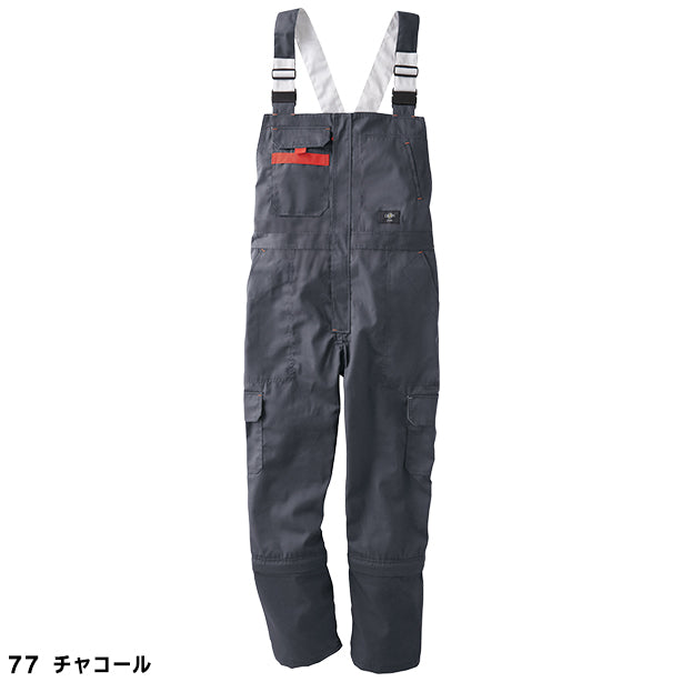 メーカー:YAMATAKA 品名&品番:YAMATAKA DON-6023 裾ファスナーサロペット(オプション表示用) カラー:チャコール