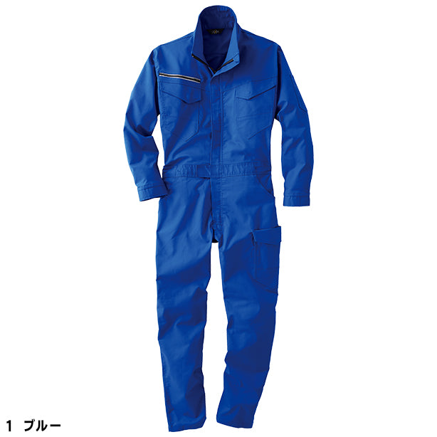 メーカー:YAMATAKA 品名&品番:YAMATAKA DON-6501 ストレッチつなぎ(オプション表示用) カラー:ブルー