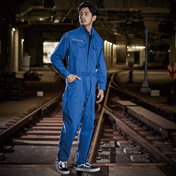 メーカー:YAMATAKA 品名&品番:YAMATAKA DON-6501 ストレッチつなぎ 着用イメージ男性2