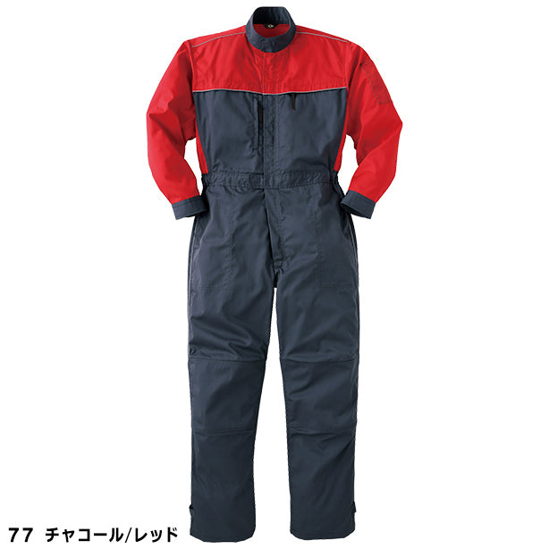 メーカー:YAMATAKA 品名&品番:YAMATAKA DON-7051 メカニックスーツ(一覧表示用) カラー:チャコール/レッド