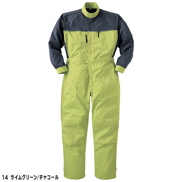 メーカー:YAMATAKA 品名&品番:YAMATAKA DON-7051 メカニックスーツ(一覧表示用) カラー:ライムグリーン/チャコール