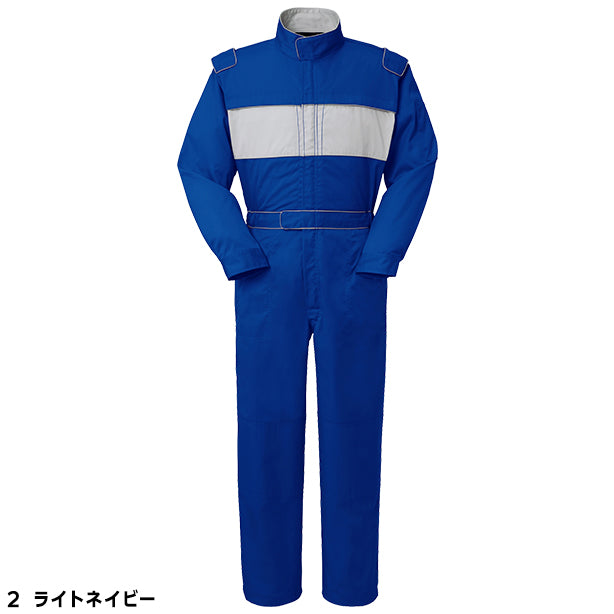 メーカー:YAMATAKA 品名&品番:YAMATAKA DON-7575 肩章付きツナギ服(オプション表示用) カラー:ライトネイビー