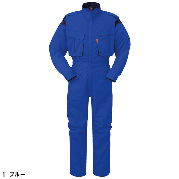 メーカー:YAMATAKA 品名&品番:YAMATAKA DON-990 メカニック向けツナギ(オプション表示用) カラー:ブルー