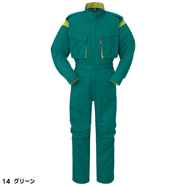 メーカー:YAMATAKA 品名&品番:YAMATAKA DON-990 メカニック向けツナギ(一覧表示用) カラー:グリーン