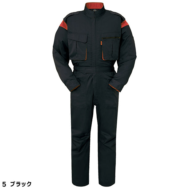 メーカー:YAMATAKA 品名&品番:YAMATAKA DON-9990 春夏長袖メカニック向けツナギ(オプション表示用) カラー:ブラック