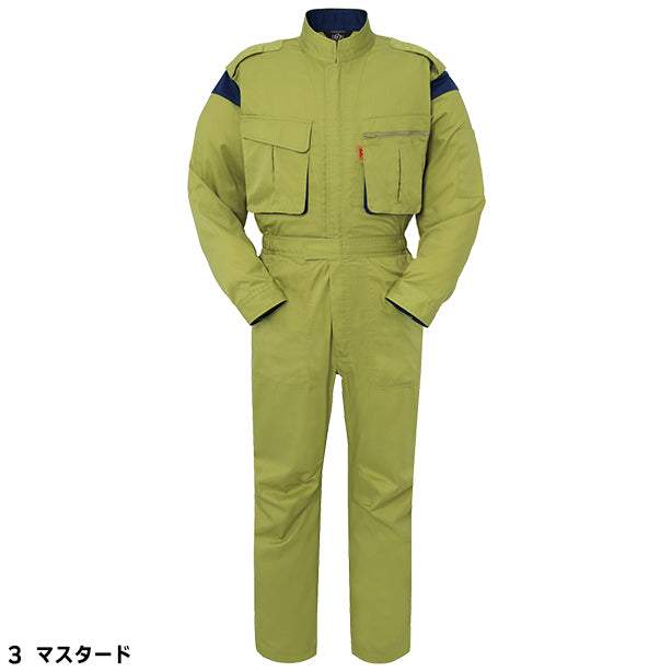 メーカー:YAMATAKA 品名&品番:YAMATAKA DON-9990 春夏長袖メカニック向けツナギ(オプション表示用) カラー:マスタード