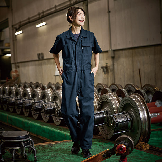 ROUND HOUSE RH-020 半袖カバーオール