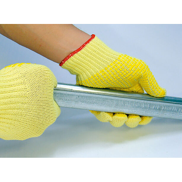 ケブラー手袋【スタンダード / すべり止めPVC 7G】【10双1組】