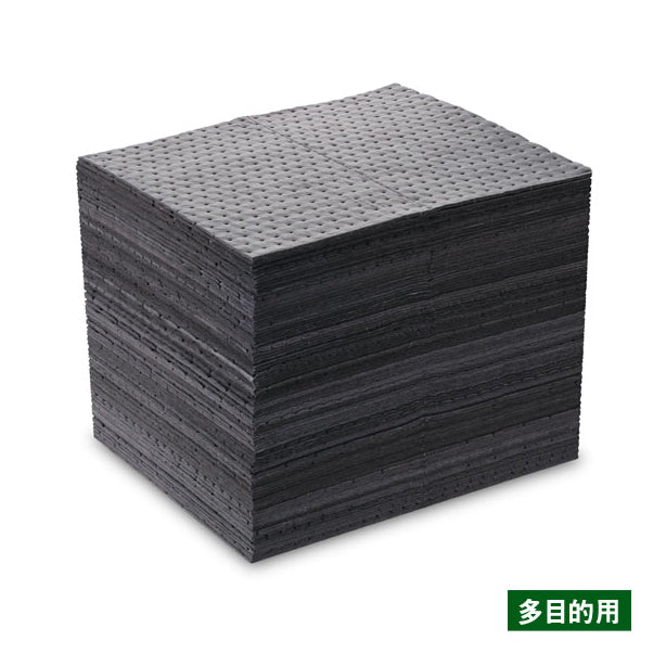 吸着マットPS9142(水、油、溶剤等・大判タイプ)・50cm×60cm・厚み約4mm・中央ミシン目入りで半分にカットして使用も可能