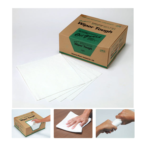 ワイパーウエス(品質安定型ウエス)・38cm×42cm・厚み約2mm・100枚入・雑巾のように拭いて絞ることもできます