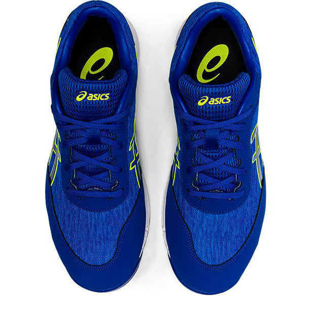 メーカー:ASICS 品名&品番:ASICS OT-212 ウィンジョブ® 通気性重視のプロスニーカー【JSAA A種認定】【耐油】【普通作業用】 アシックスブルー × エレクトリックブルー 上