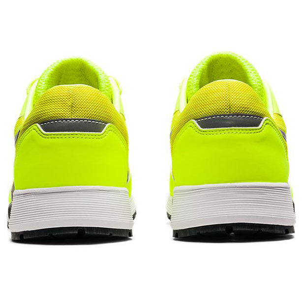 メーカー:ASICS 品名&品番:ASICS OT-212 ウィンジョブ® 通気性重視のプロスニーカー【JSAA A種認定】【耐油】【普通作業用】 フラッシュイエロー × ブラック 後ろ