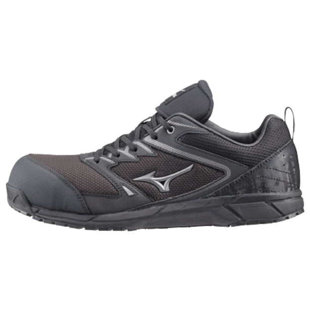 メーカー:MIZUNO 品名&品番:MIZUNO ATC-F1GA1803 ムレにくさNo1プロスニーカー オールマイティVS【JSAA A種認定】【耐滑】【普通作業用】(オプション表示用) カラー:ブラック × シルバー