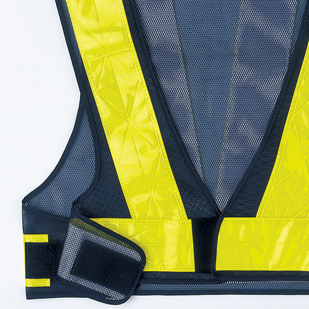 【警備用】定番・おすすめ安全ベスト 商品コード:AC-70003KB サイズ調整部