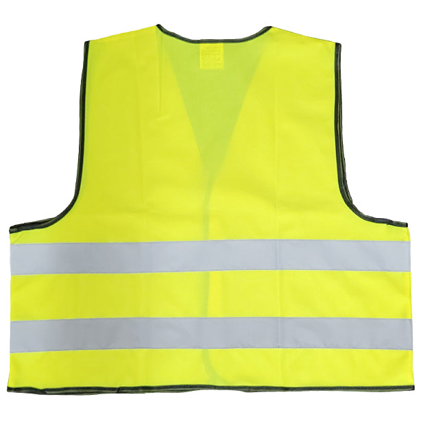 パトロールベスト PV-100 商品コード:AS-PV-100 色:イエロー(オプション表示用)バックスタイル