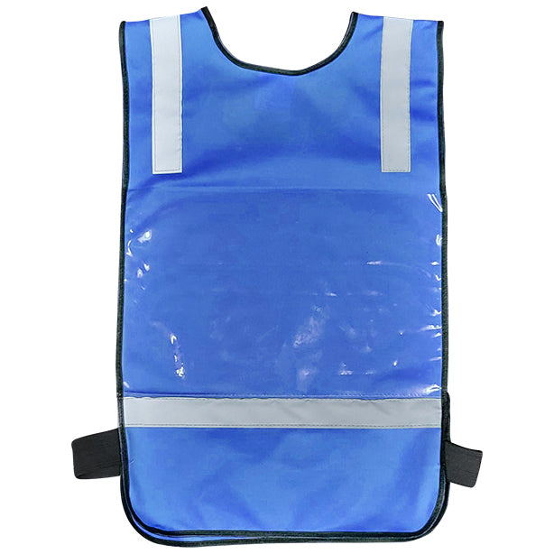 ゼッケンベスト ZV-200【50枚セット】 商品コード:AS-ZV-50S 色:B/ブルー(オプション表示用)バックスタイル