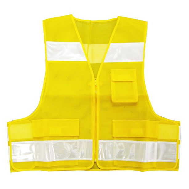 パトロールベスト【売れ筋No.1】(90853~90856) 商品コード:AS-PV-100S 色:イエロー(オプション表示用)