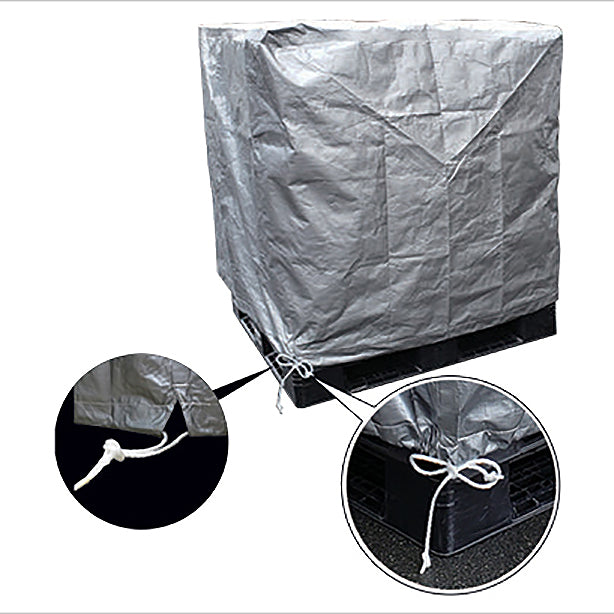 物流パレットカバー(1300×1300×高さ1200mm・50枚セット)・絞り紐拡大画像