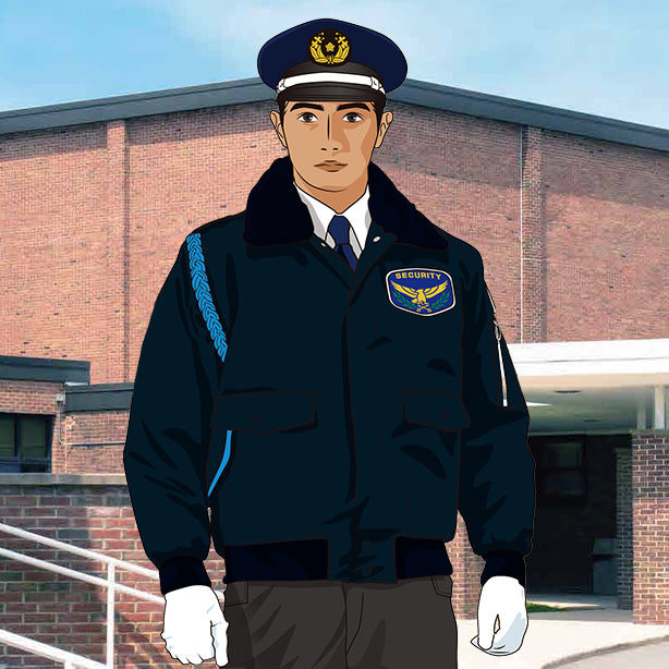 High-Tachibana TH-8800 肩章付パイロットジャンパー 商品コード:TH-8800 着用イメージ