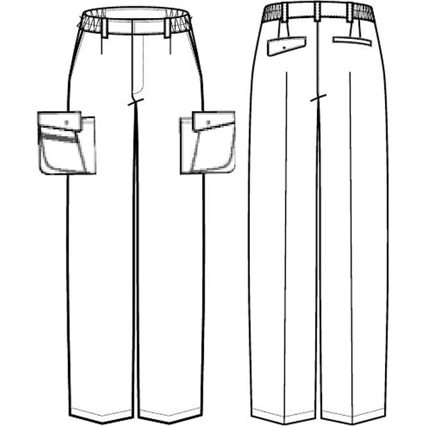 メーカー:AITOZ 品名&品番:AZ-5319 レディースカーゴパンツ 絵型