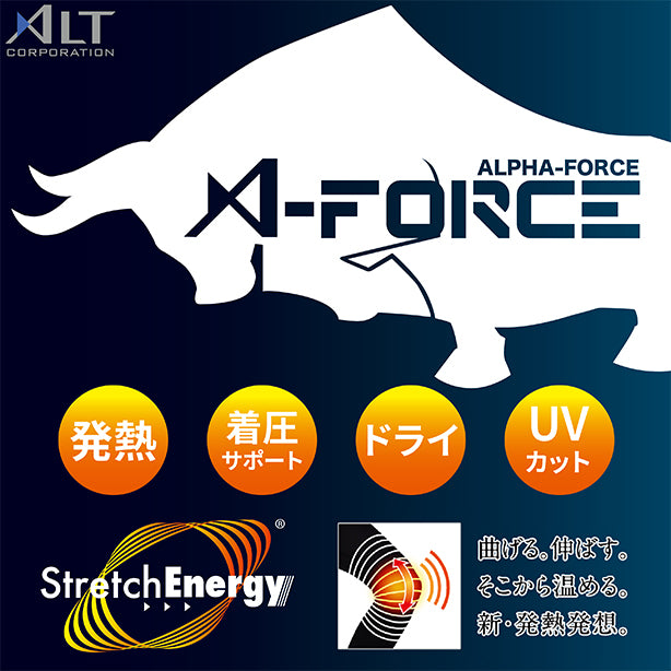 ストレッチエナジージップアップ 商品コード:ALT-AF1715 Point説明