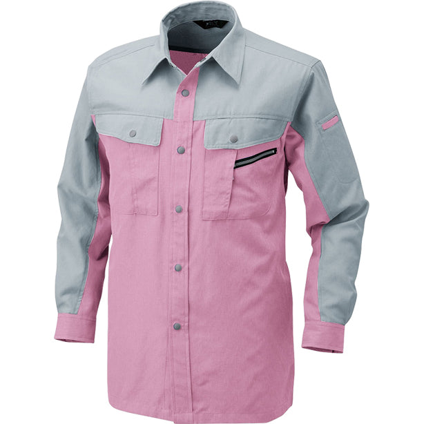 BF701 長袖シャツ 商品コード:ALT-BF701 色:ピンク(一覧表示用)