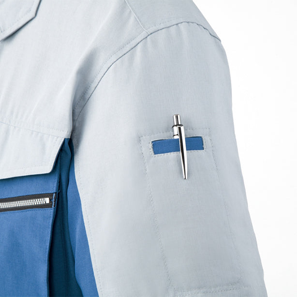 メーカー:ALTCO 品名&品番:BF701 長袖シャツ 袖ペン差し左