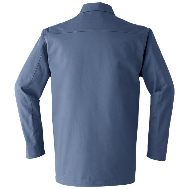 メーカー:ASAHICYO 品名&品番:Asahicho 354 難燃シャツ カラー:グレー(バックスタイル)