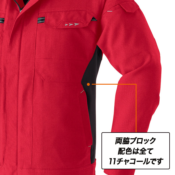 メーカー:ASAHICYO 品名&品番:AC-8302 長袖ブルゾン 両脇ポケット