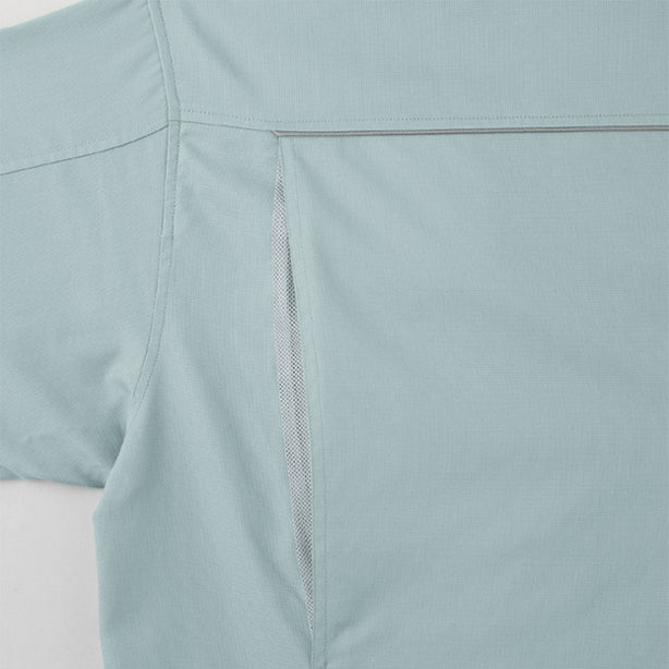 メーカー:ASAHICYO 品名&品番:AC-E7501 半袖ブルゾン 背面メッシュプリーツ加工