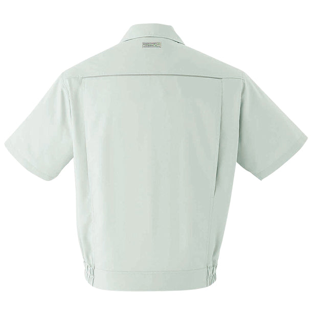 メーカー:ASAHICYO 品名&品番:AC-E7501 半袖ブルゾン カラー:ストーン(バックスタイル)