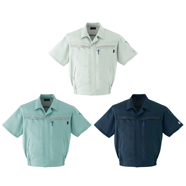 メーカー:ASAHICYO 品名&品番:AC-E7501 半袖ブルゾン(オプション表示用)