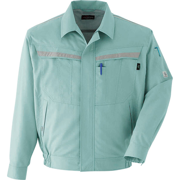 メーカー:ASAHICYO 品名&品番:AC-E7502 春夏長袖ブルゾン(一覧表示用)  カラー:オリーブ